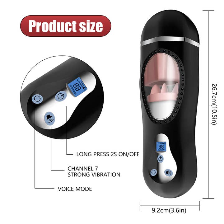 Playful Toy Wholesale - Wholesale Sex Toy - Male Automatic Telescopic Rotation Masturbation Cup