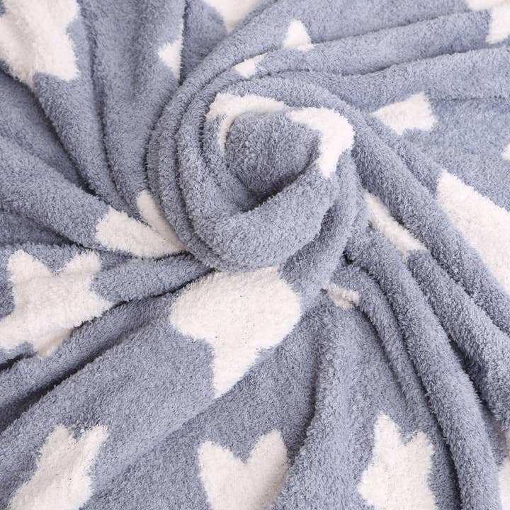 Fashion City - Wholesale Throw blanket - Star Print Luxury Soft Throw Winter Blanket8