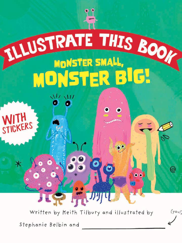 Illustrate This Book: Monster Small, Monster Big! for wholesale by EDC Publishing