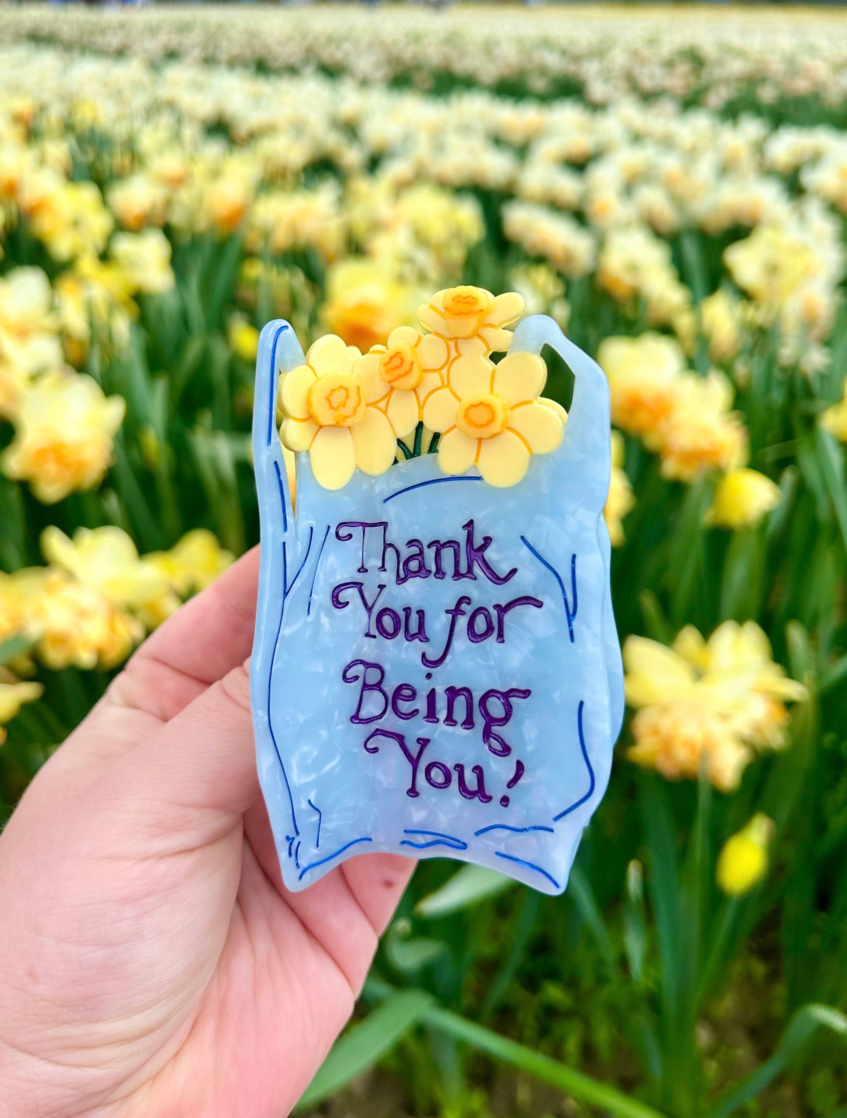 The Peach Fuzz - Wholesale Hair Accessories Set - Women's - Thank You Bag Hair Claw TPF x Lindsey Cherek Waller6