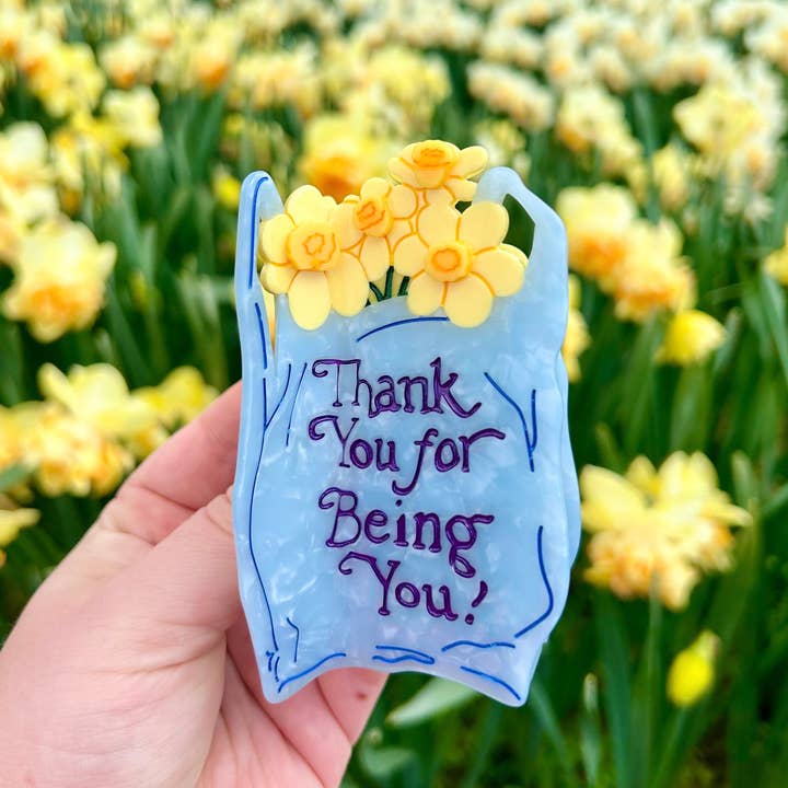 The Peach Fuzz - Wholesale Hair Accessories Set - Women's - Thank You Bag Hair Claw TPF x Lindsey Cherek Waller6