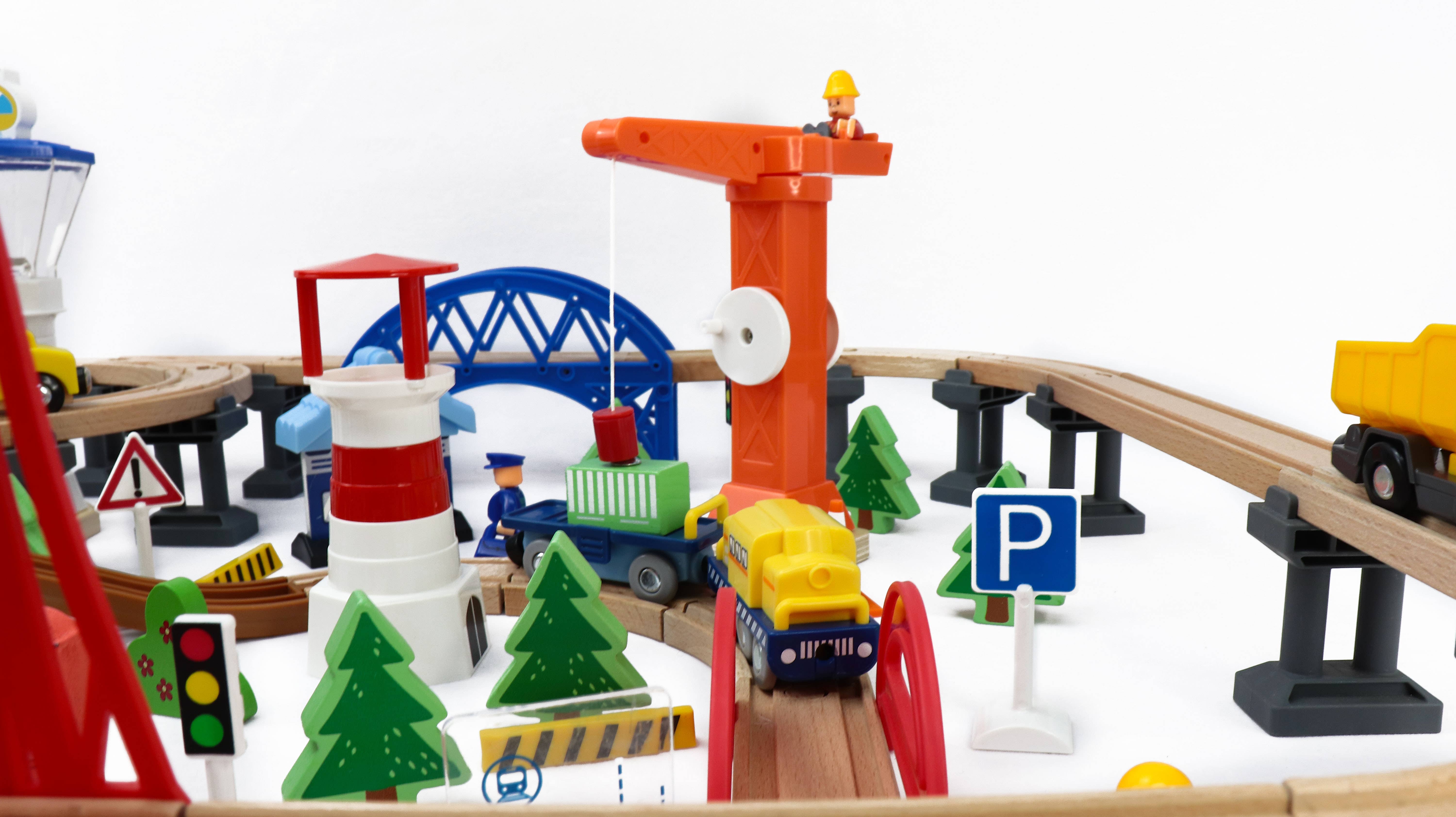 Leo & Friends - Wholesale Toy Set - Kids - Leo and Friends Railway City Set - Creative Construction Kit6