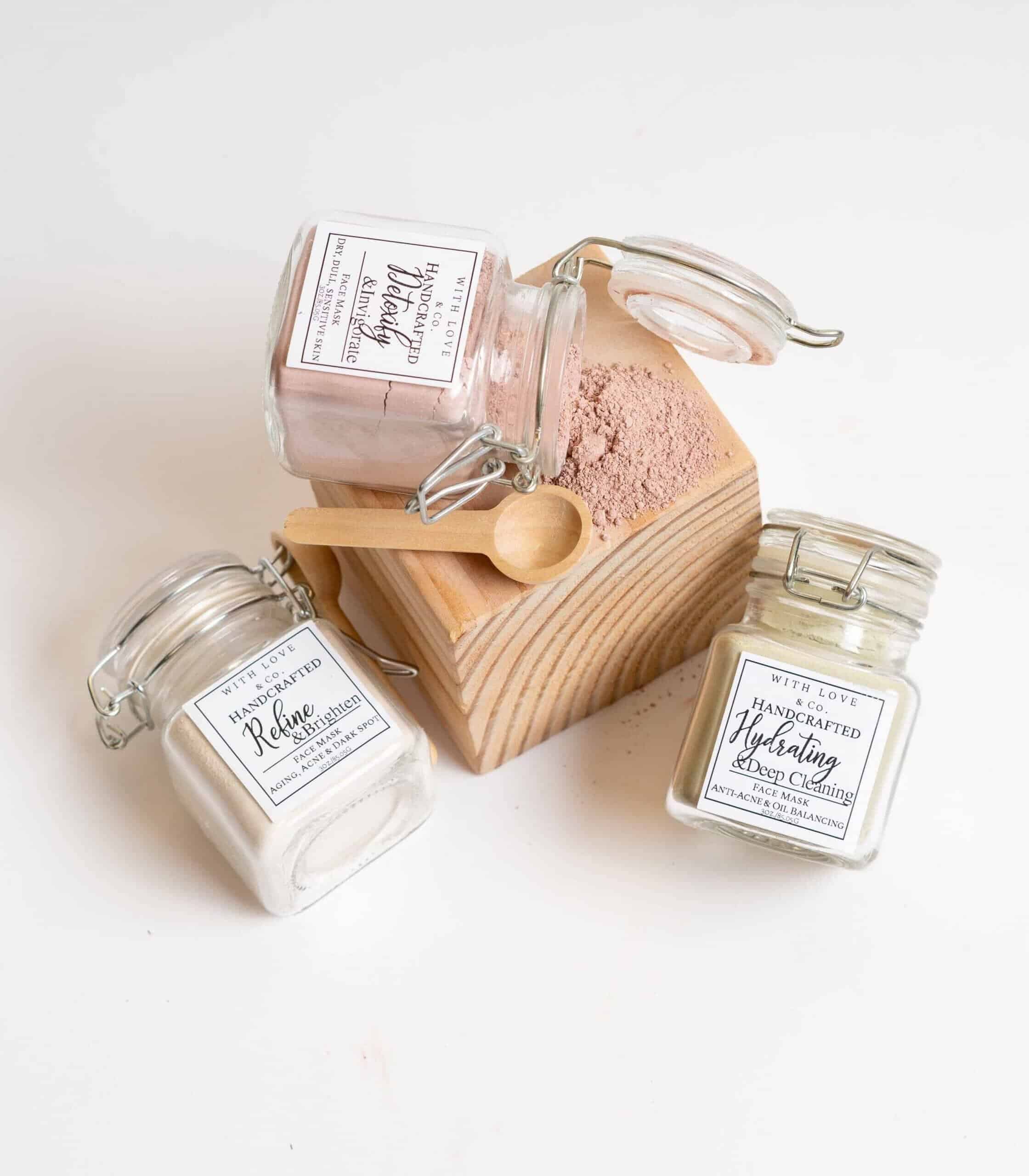 With Love & Company - Wholesale Skincare Face Mask - Clay Facial Mask - Detoxify and Invigorate1