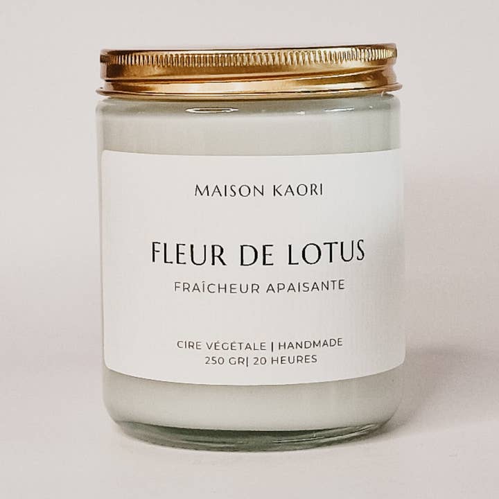 Scented candle - Lotus Flower for wholesale by Maison Kaori