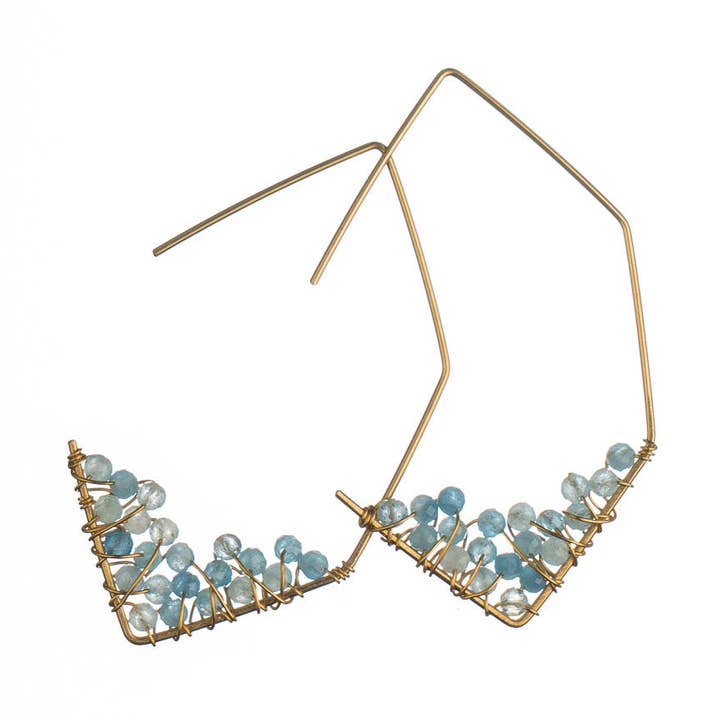 Brincos simples Giselle por atacado de Niyol Jewelry