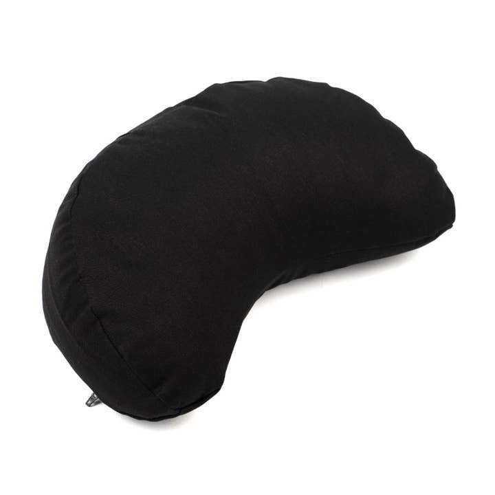 Bodynova – Großhandel Meditationszubehör – Reise Meditationskissen Yogi Mond Mini ECO schwarz