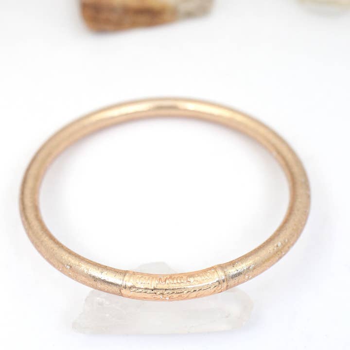 Woman Shops World - Wholesale Bangle Bracelet - Single Thai Buddhist Temple Bracelet, Mantra Bangle, Metals