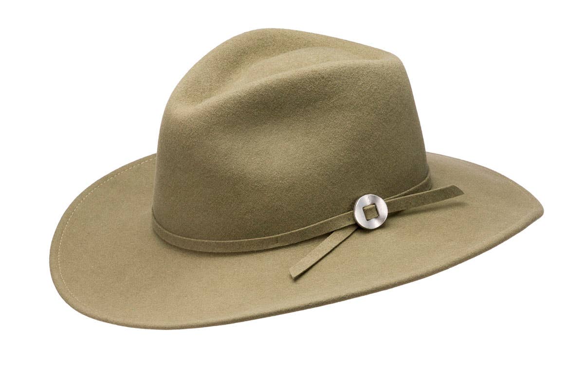 The Wilder - Full Grain Leather Wide Brim Fedora Hat for Men and Women –  Jamie Slye Hats + Accessories