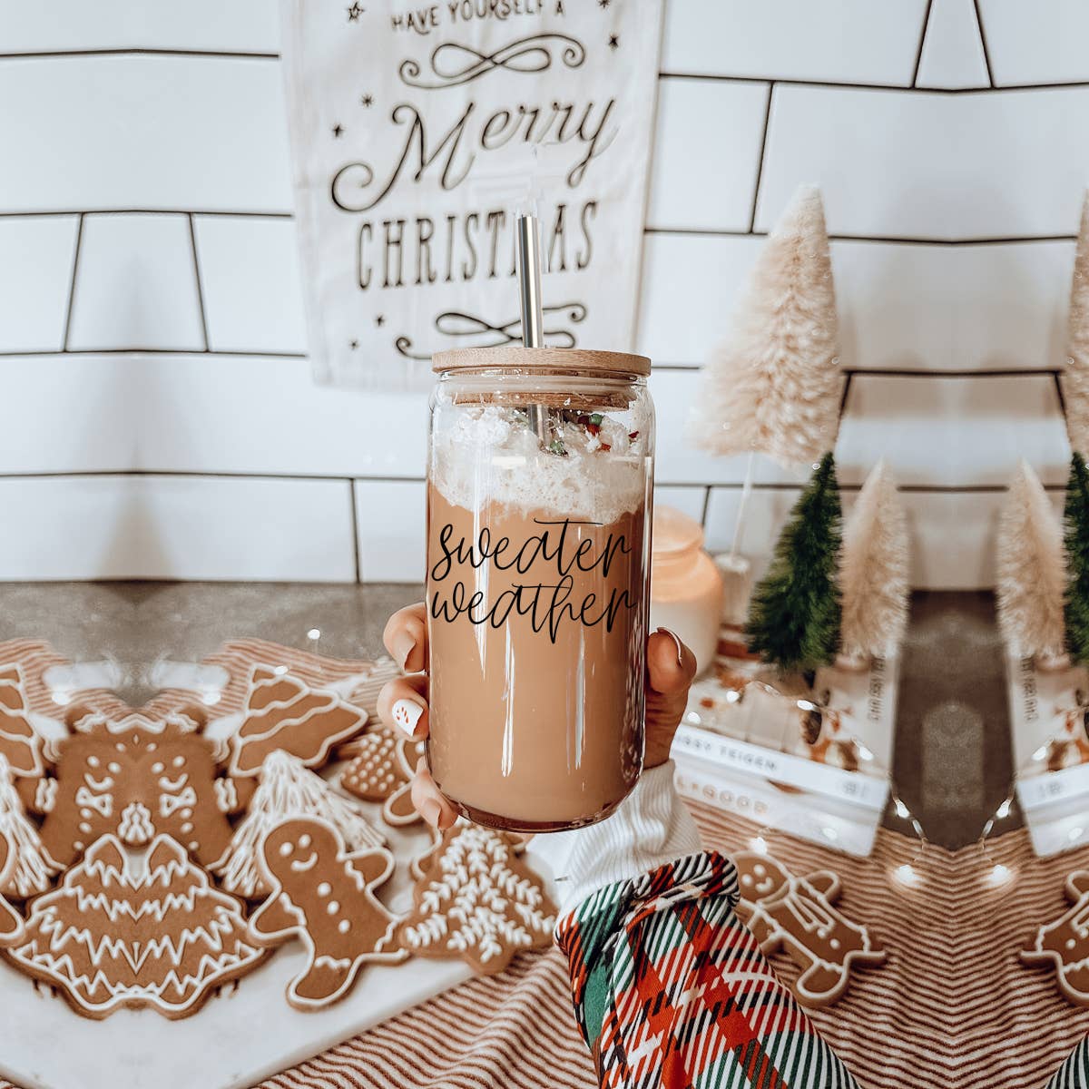 Gia Roma – Großhandel Trinkglas/Tasse – Inspirierende Weihnachtsgeschenke, Glasbecher-Set, Believe71