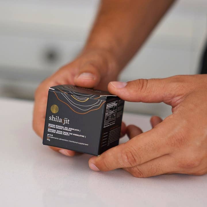 bionobo - Wholesale Oral Supplement/Vitamin - Shilajit Dorado | Crudo y secado al sol +5000m | 30g | 150+ Dosis diarias7