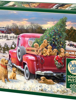 Family Outing 1000 Piece Jigsaw Puzzle - Poster Included for wholesale by Cheatwell Games