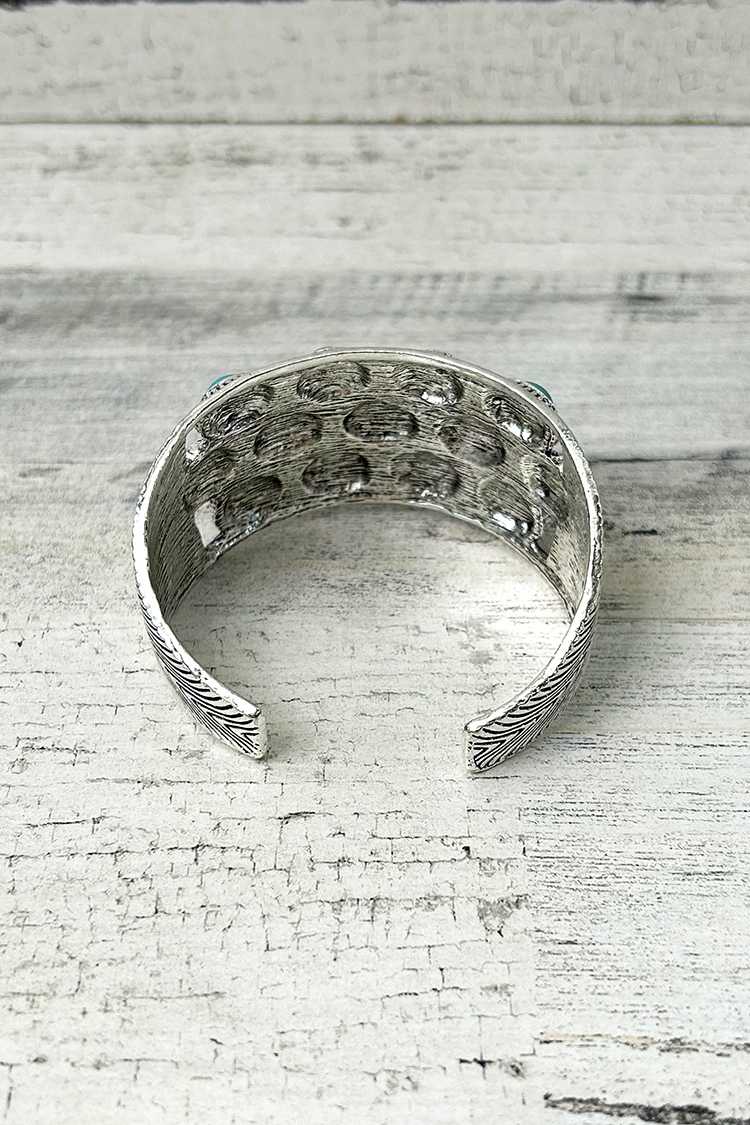 Artini Accessories - Wholesale Cuff Bracelet - Bejeweled Western Stone Bangle8