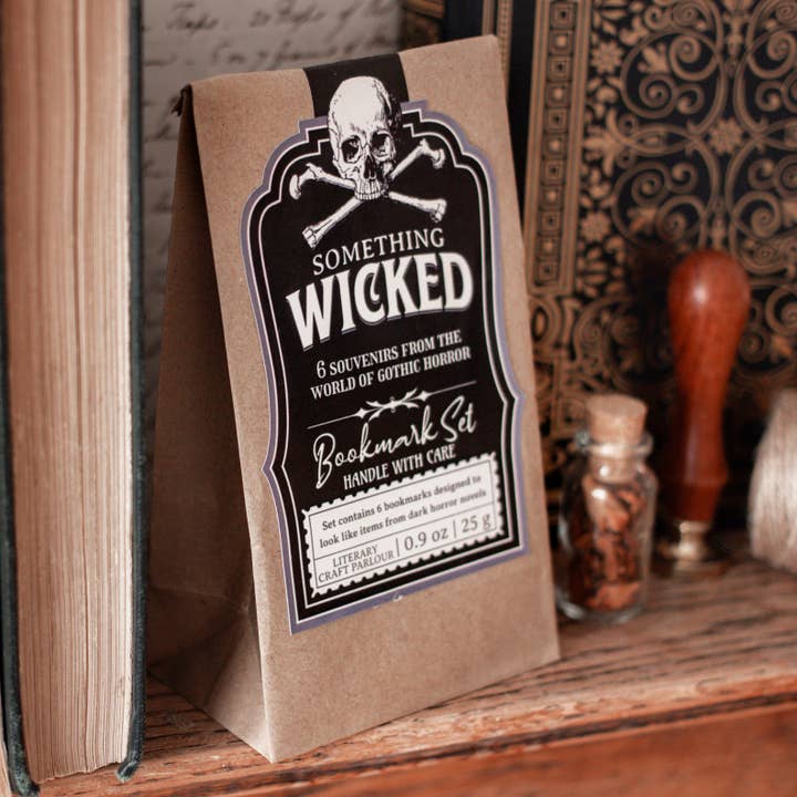 Something Wicked Gothic Horror Bookmark Gift Set for wholesale by Literary Craft Parlour