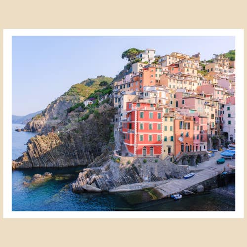 Italy Art Print (11x14): At the Land's End, Cinque Terre for wholesale by Charlotte to Paris