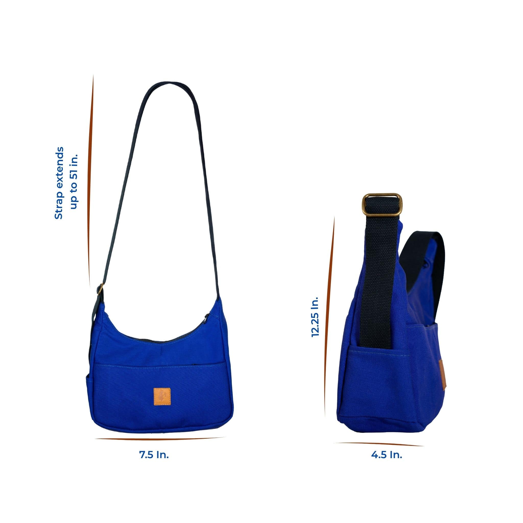 Ecodunia - Wholesale Shoulder Bag - Unisex - Crossbody Crescent Bag - Canvas Shoulder Bag for Women23