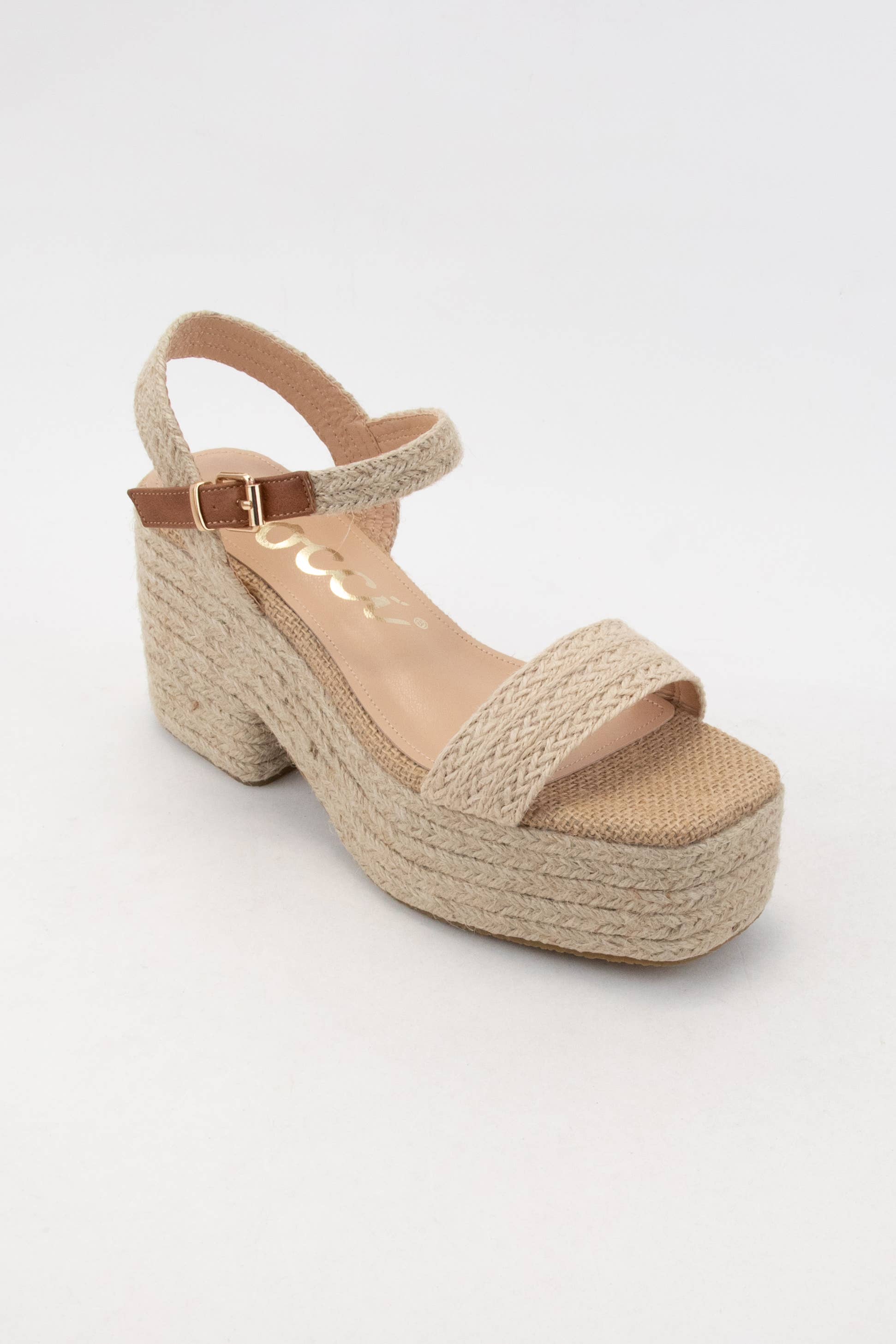 CCOCCI - Vendita all'ingrosso Scarpe con plateau - Donna - SANDALI RIMA ESPADRILLES WRAPPED CHUNKY CON TACCO PLATEAU8