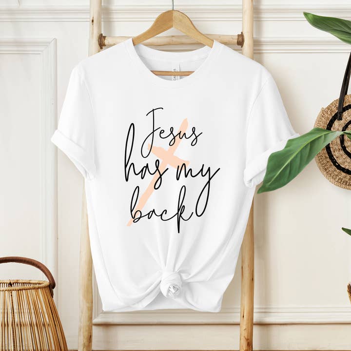 Jesus Has My Back Shirt, Christian Shirt for wholesale by Eleven Fashion