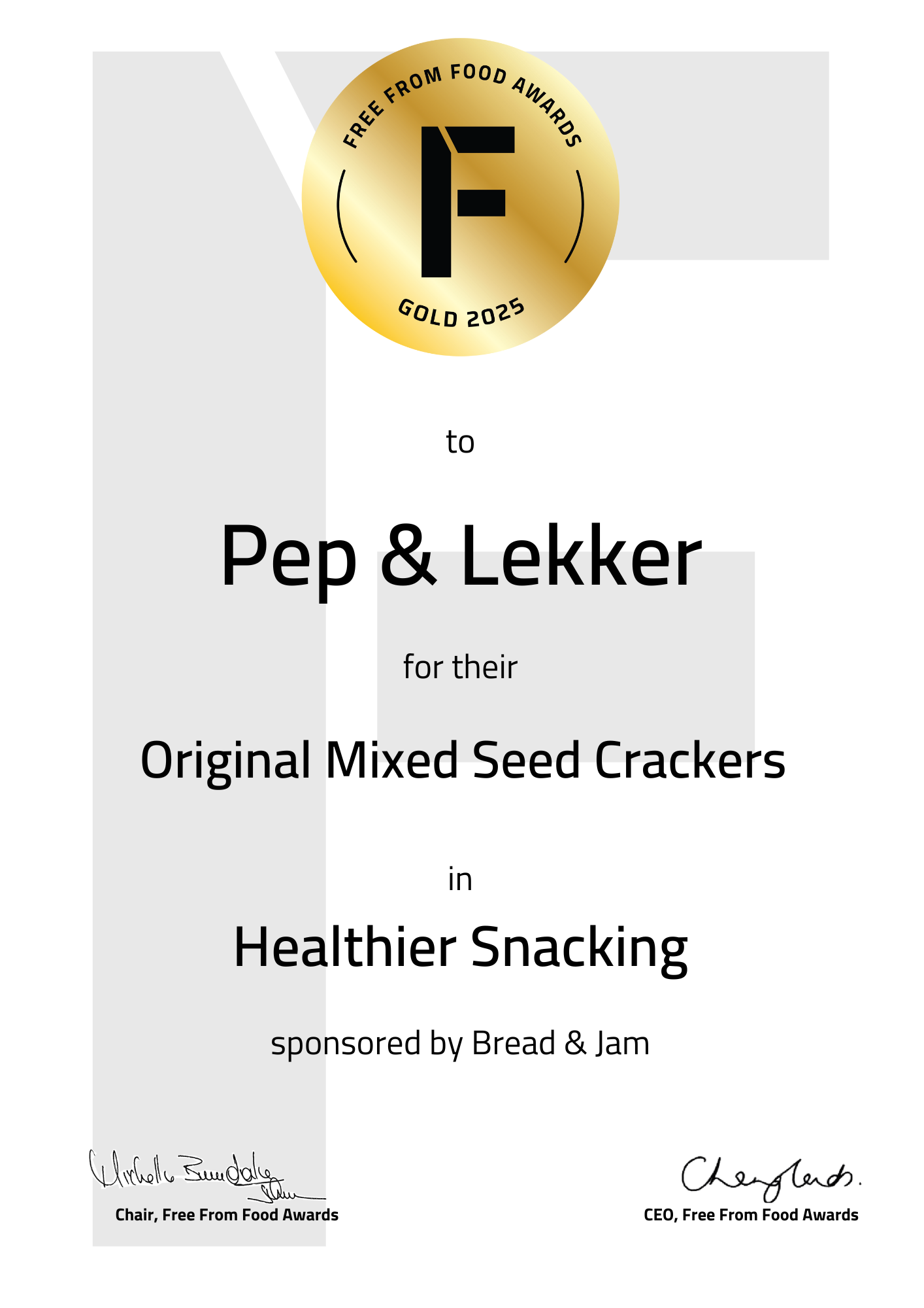 Pep & Lekker - Vente Biscuit salé - Crackers aux graines sans gluten, originaux et sains (110g) (x8)6