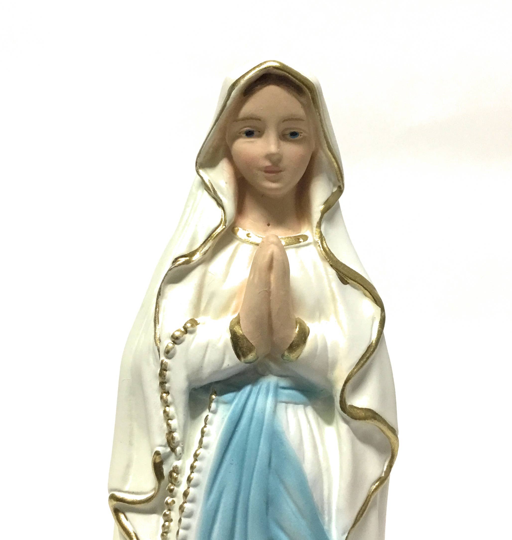 Costa Articoli Religiosi - Wholesale Decorative Figurine - Statue of Our Lady of Lourdes cm. 20 in phosphorescent plaster1