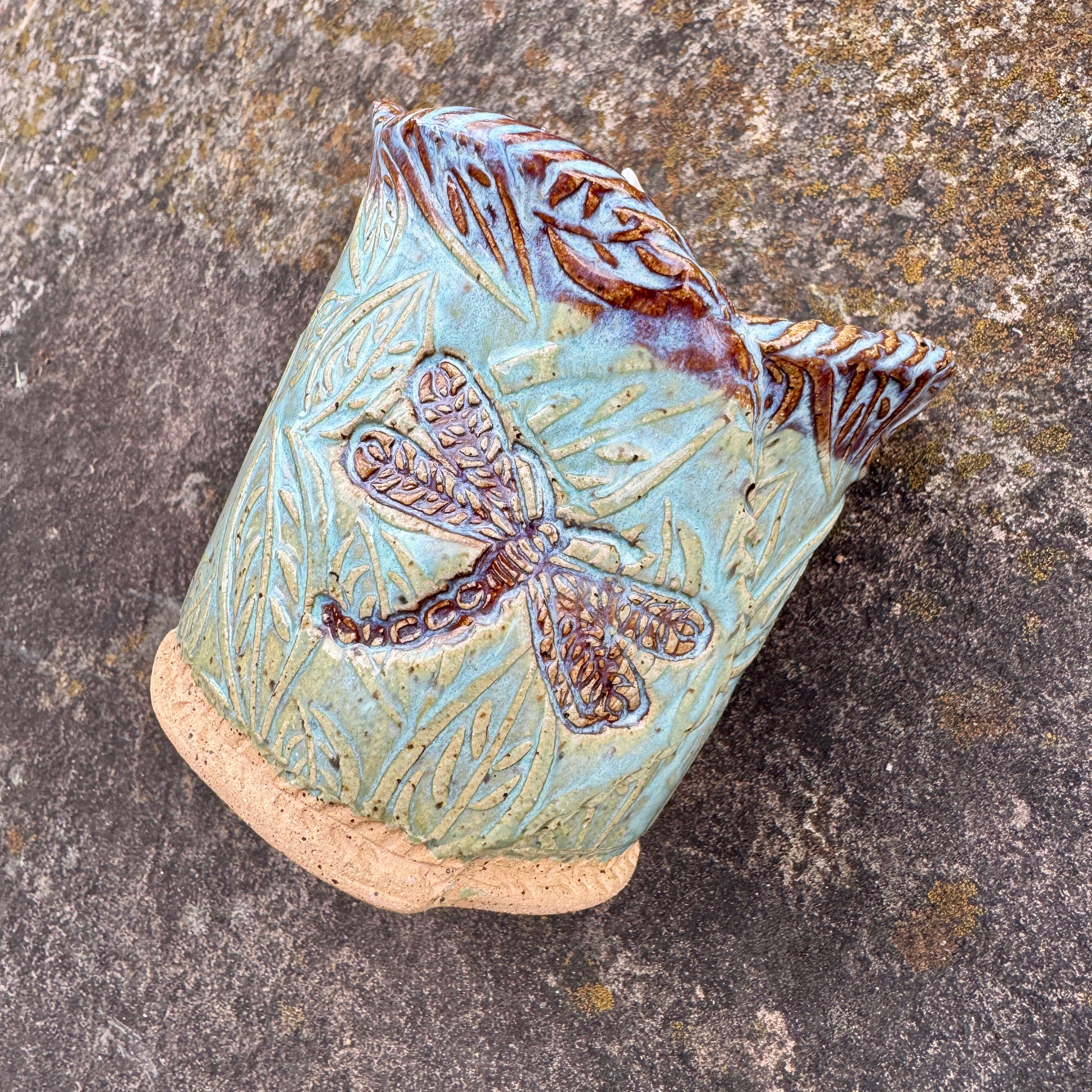 AMG Pottery - Wholesale Jar/Filled Candle - Dragonfly Candle