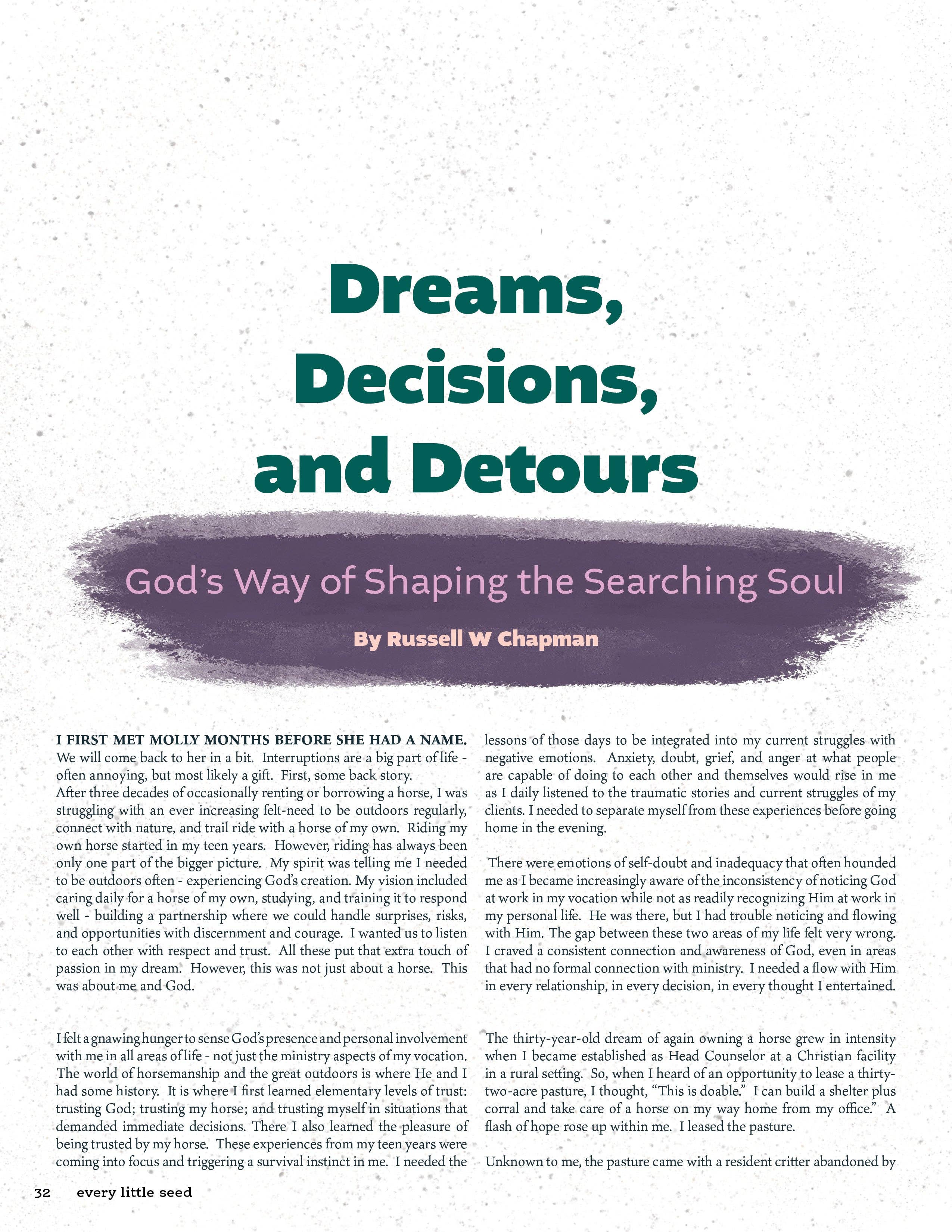 Every Little Seed - Wholesale Magazine - Interruptions6