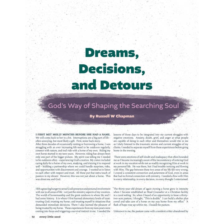 Every Little Seed - Wholesale Magazine - Interruptions6