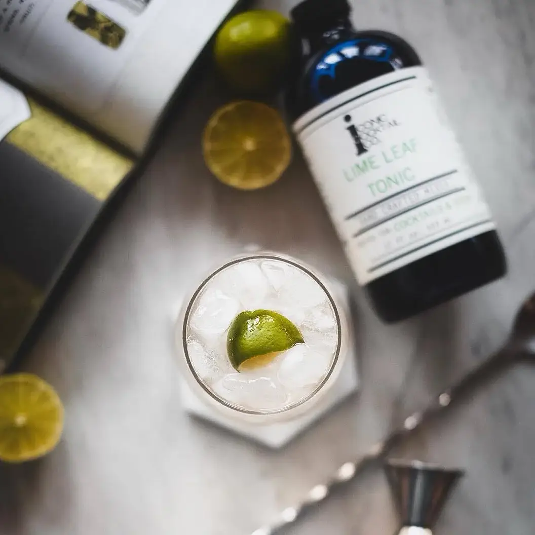 Iconic Cocktail Co - Wholesale Cocktail mix/syrup - Lime Leaf Tonic - Handcrafted Cocktail Mixer1