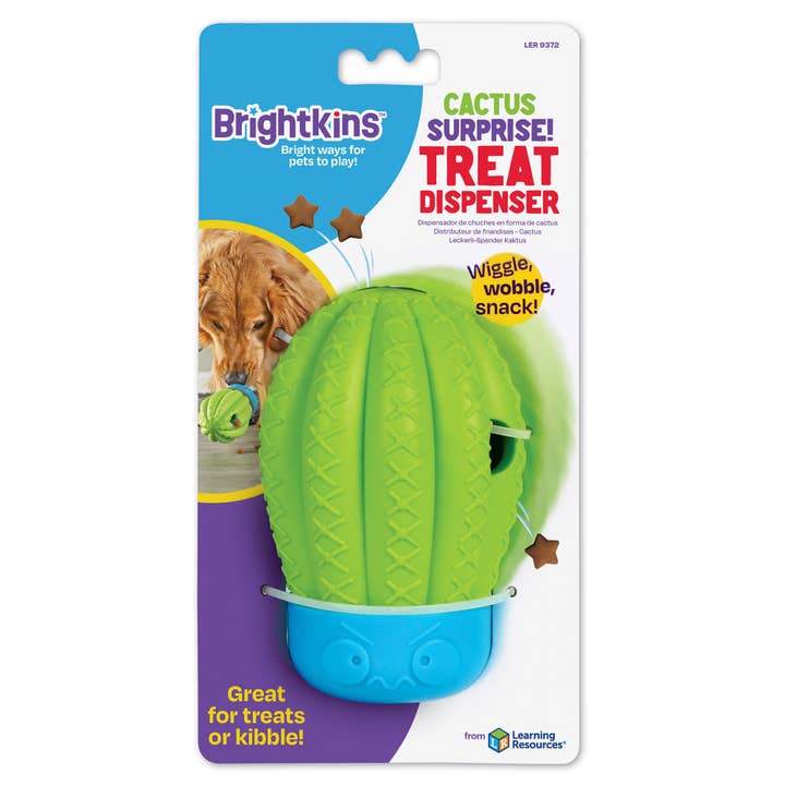 Brightkins™ Cactus Surprise! Treat Dispenser for wholesale by Hunger for Words and Brightkins