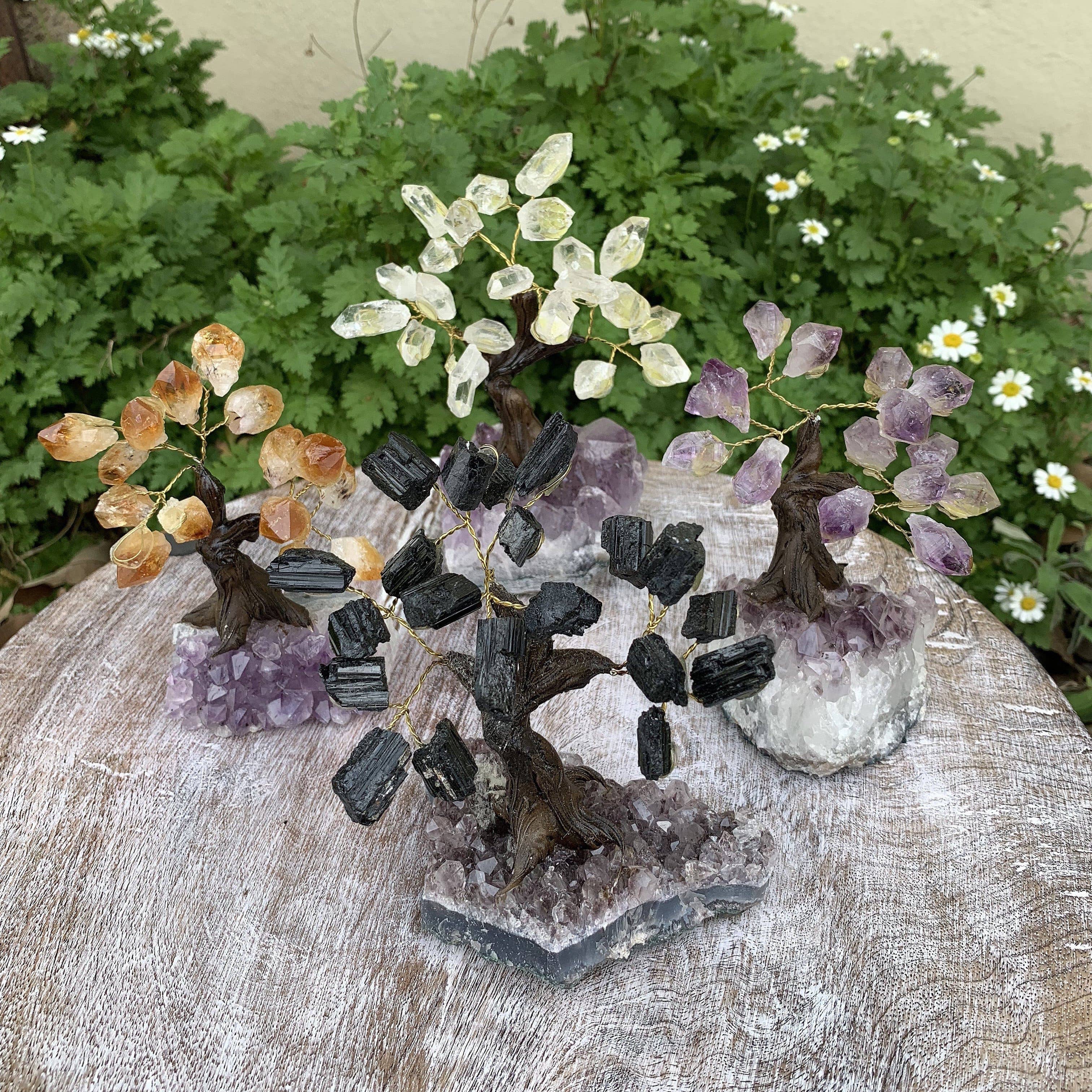 Rock Paradise - Wholesale Spiritual Stone/Crystal - Crystal Tree on Amethyst Base High Quality with points3