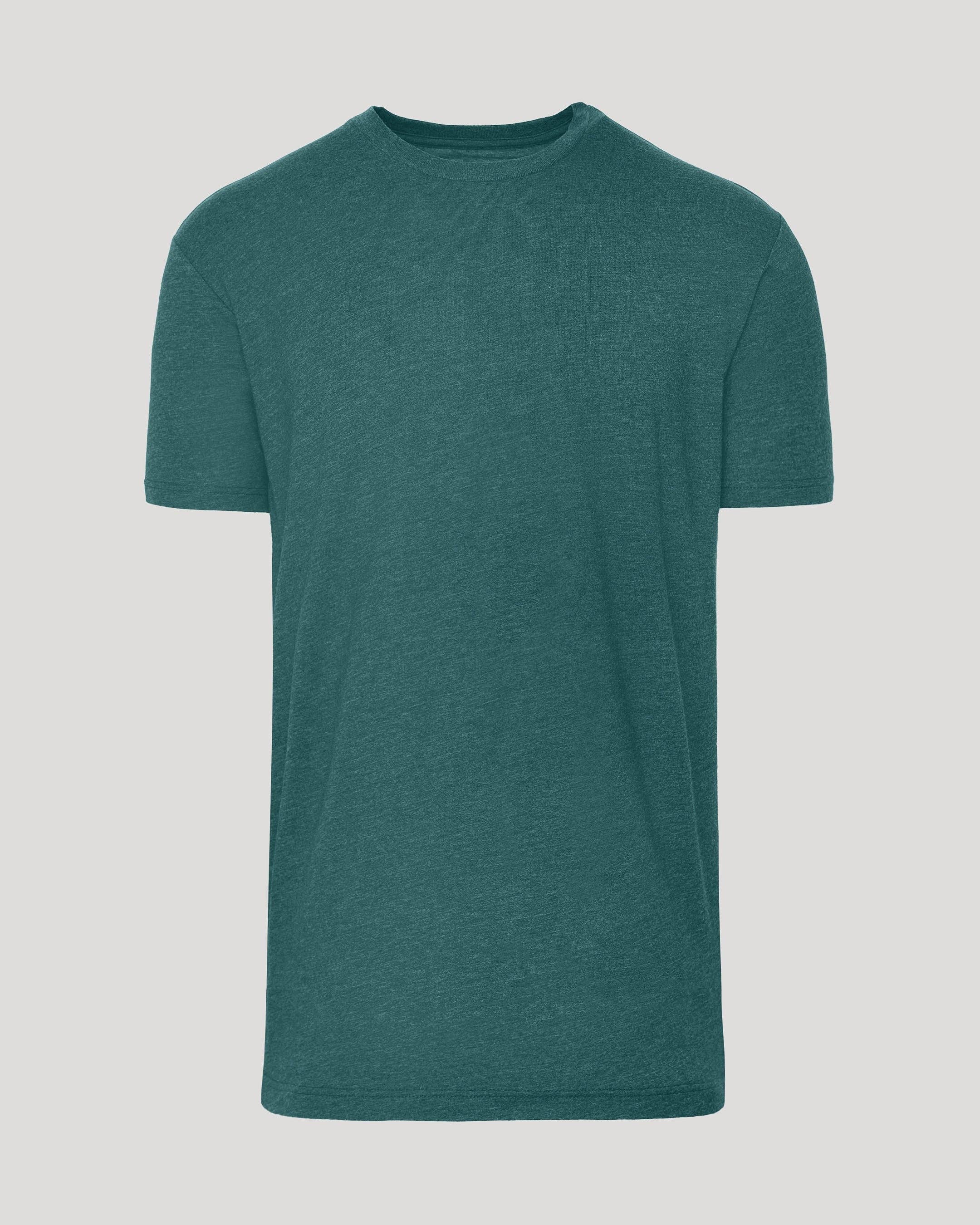 True Classic - Wholesale T-Shirt - Men's - Heather Seafarer Tall Straight Hem Crew Neck T-Shirt1