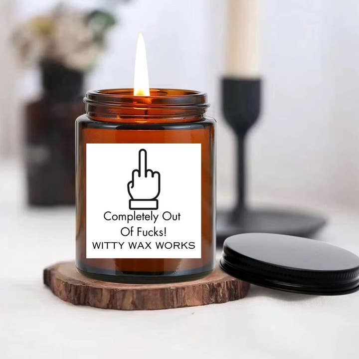 COMPLETAMENTE SEM FUCKS VELA DE SOJA por atacado de Witty Wax Works