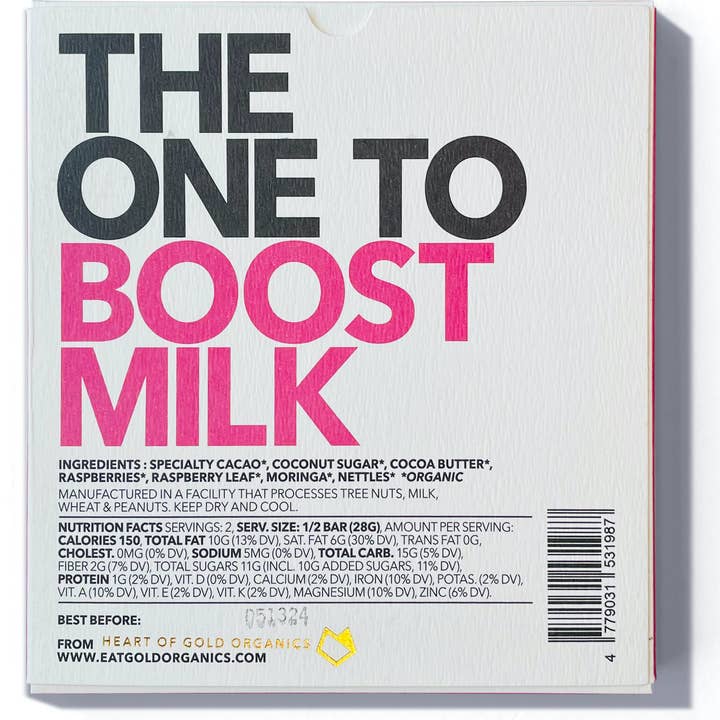 Eat Gold Organics - Wholesale Chocolate Bar - NEW MAMA a Potent, Functional & Delicious Chocolate Bar