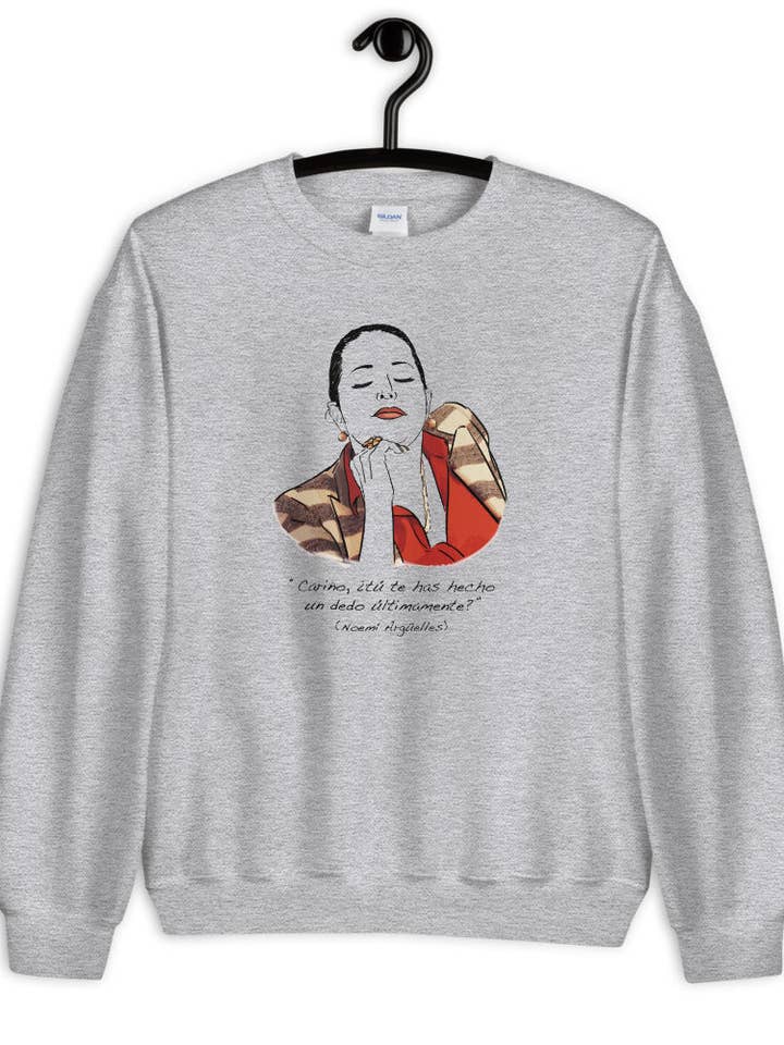 Unisex sweatshirt, Noemí Argüelles, skat for engroshandel hos El loco del Pelo Rizo