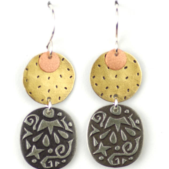 Boucles d'oreilles Paris en métal mélangé pour la vente par Beautiful Medusa