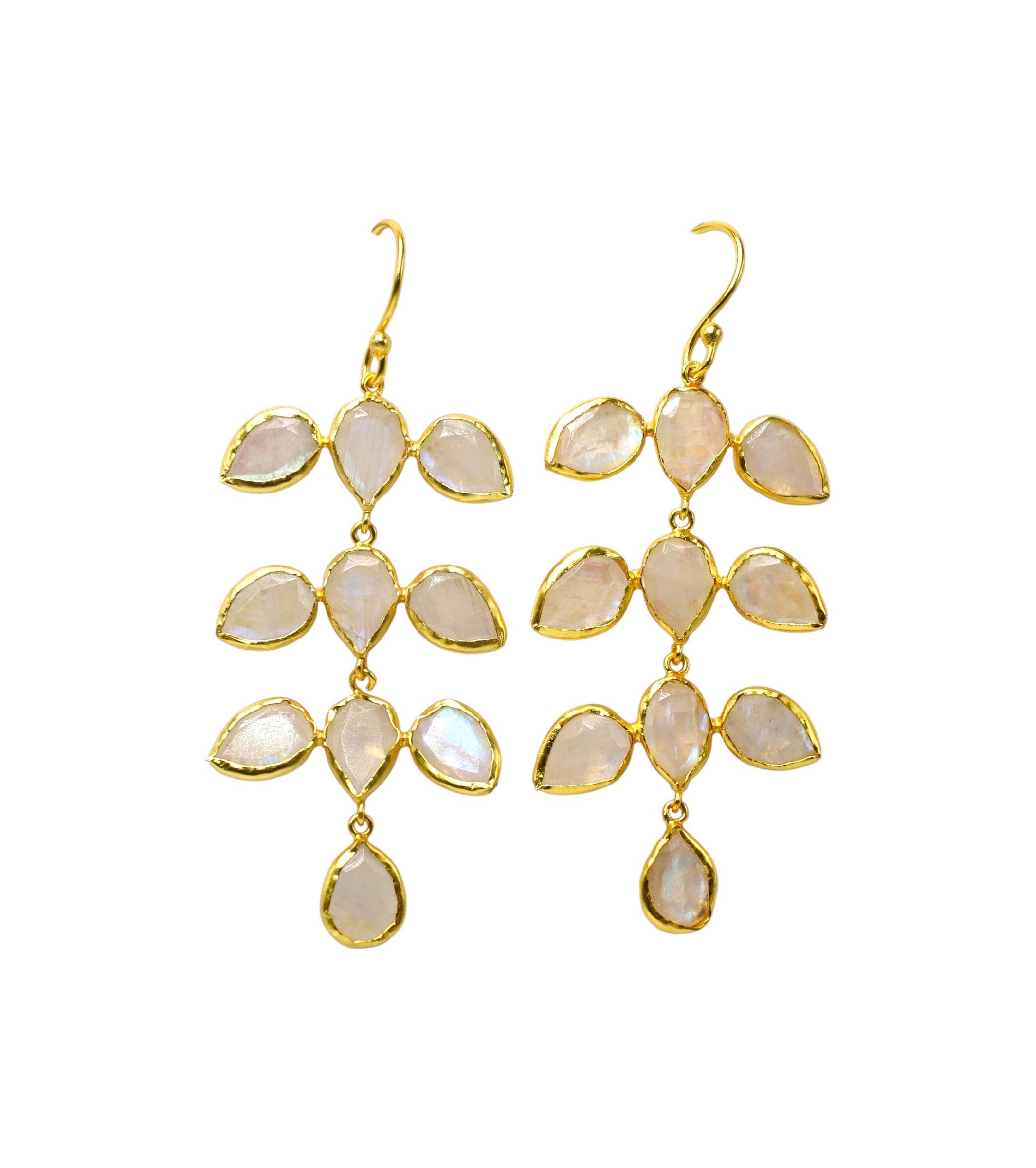 DIAPERIS - Wholesale Dangle Earrings - NOA MOONSTONE EARRINGS