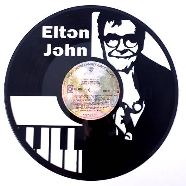 Broken Record - Wholesale Wall Accent - Vinyl Record Art - Elton John0