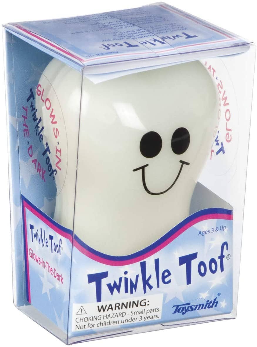 Toysmith - Wholesale Toothfairy Box - Kids - Twinkle Toof, Tooth Fairy Keeper, Glow-in-the-Dark1