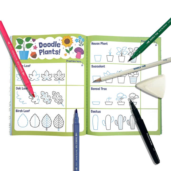 OOLY - Wholesale Art Set - Kids & Baby - Doodle Fun: Draw & Color Activity Kit (17 PC Set)5