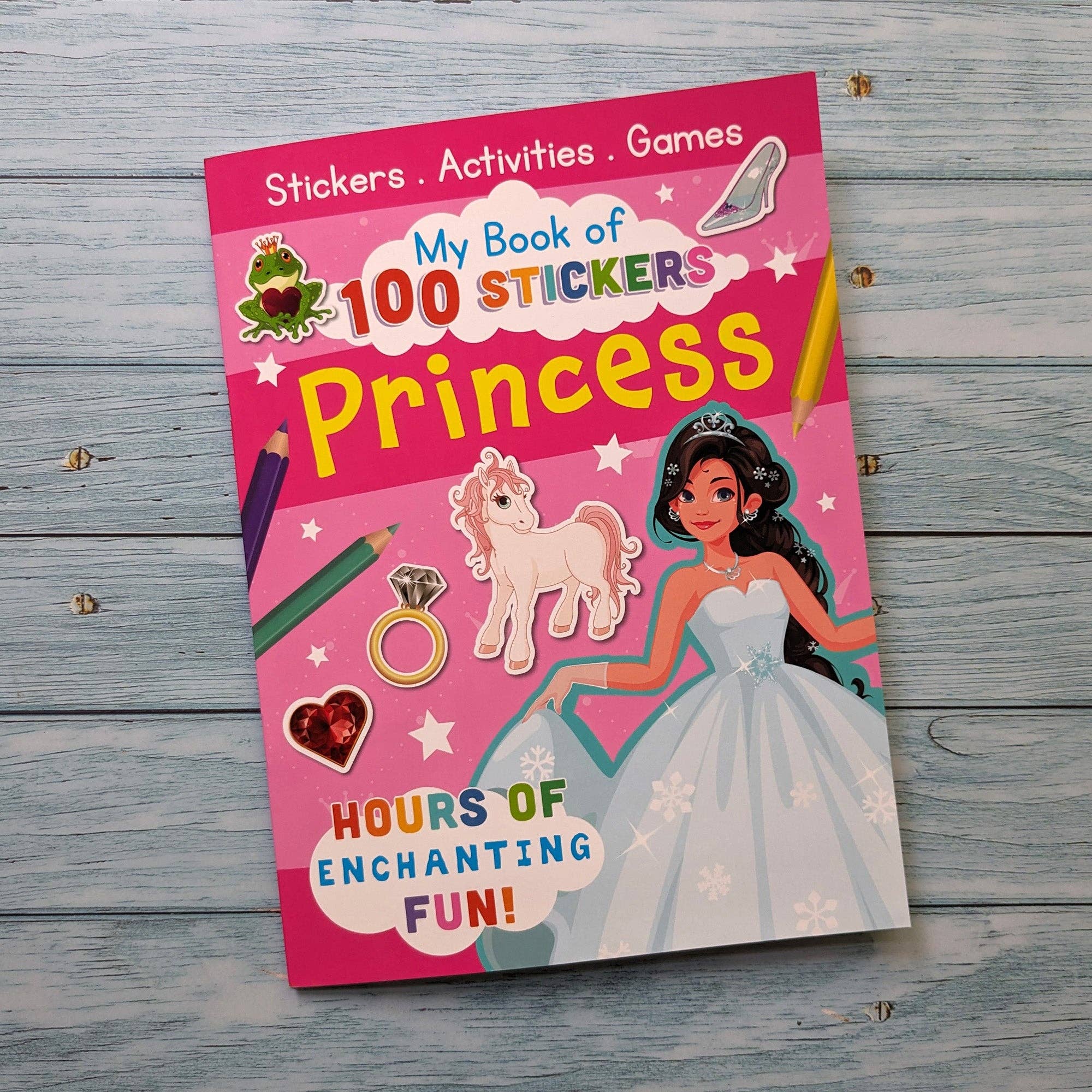 Robert Frederick Ltd – wholesale Sticker – Child & baby – My Book Of 100 Stickers - Princess3