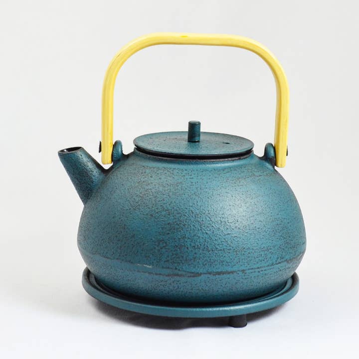 Mubing Teekanne aus Gusseisen, 0.8l petrol für den Großhandel von Ja-Unendlich