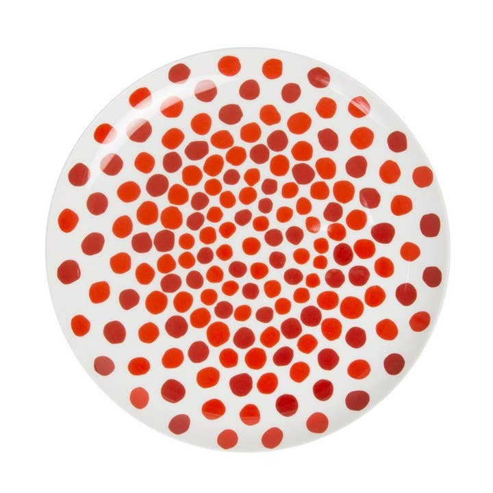 Bone China Plates: Red Dots x Louise Bourgeois for wholesale by Third Drawer Down UK