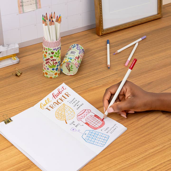 Tombow - Wholesale Colored Pencil - Irojiten Desk Cup, Cottage6