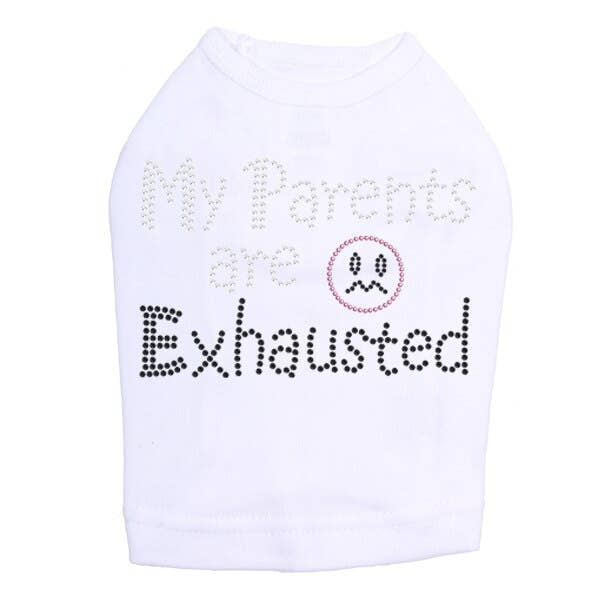 Dog in the Closet – camisa - Cão por atacado – Meus pais estão exaustos - Dog Tank3