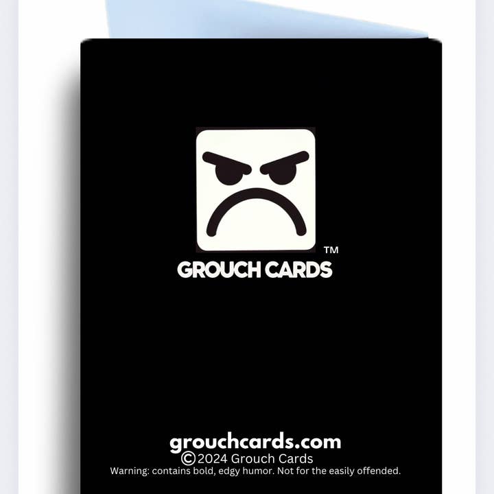 GrouchCards - Wholesale Birthday Card - Fiftieth Birthday Humor Card2