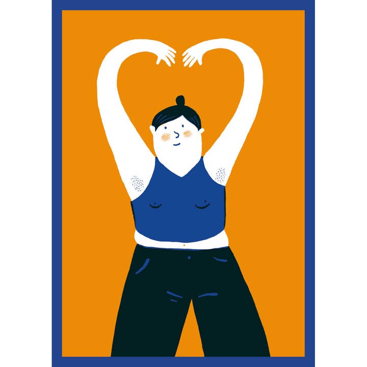 Line Rime - Kort "Love" (5 stk.) for engroshandel hos supportyourlocalartist.ch