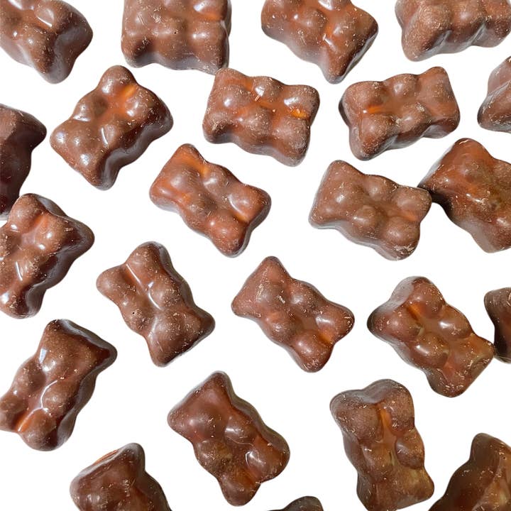 Mini Ursinhos de Marshmallow – Chocolate de Leite – Saqueta de 20 peças por atacado de Le p’tit ourson