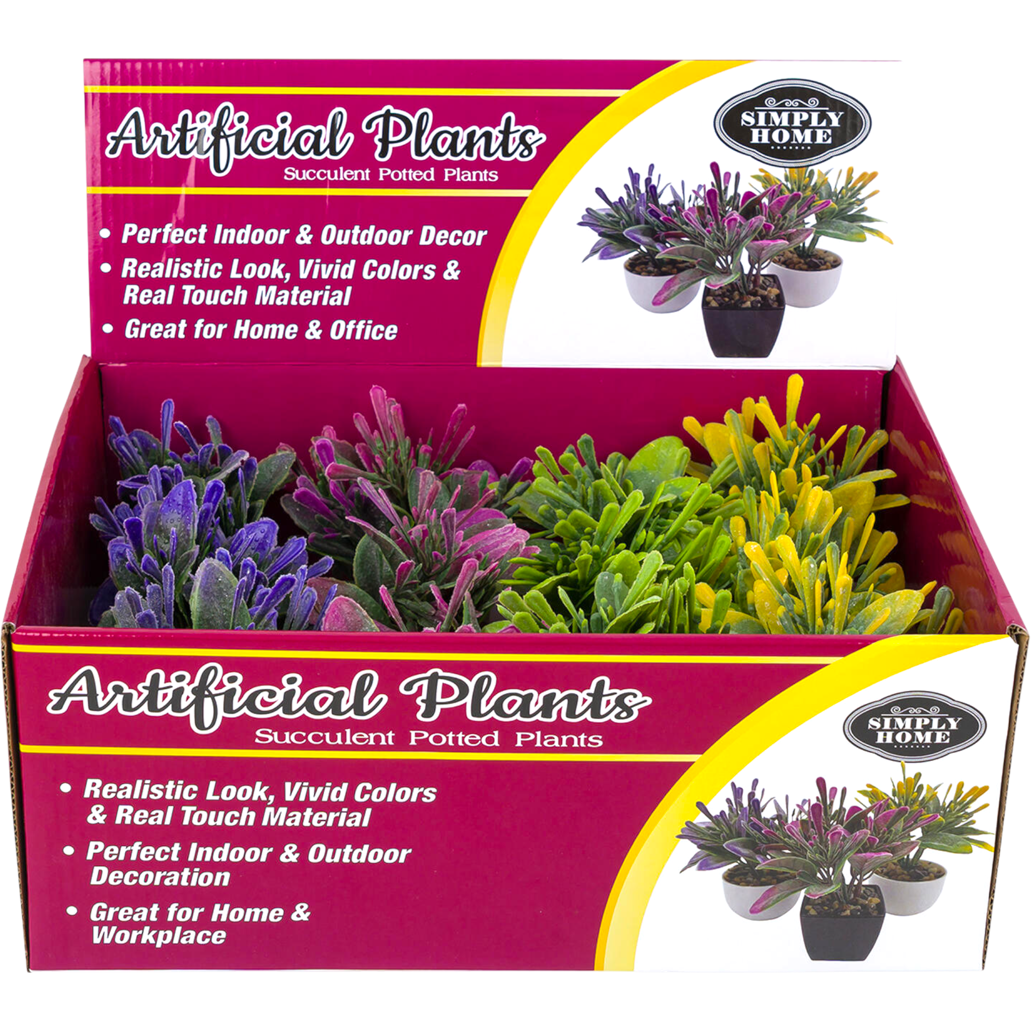 Cow Crack Wholesale - Wholesale Artificial Plant - Simply Home Artificial 6" Succulent Potted Plant 0