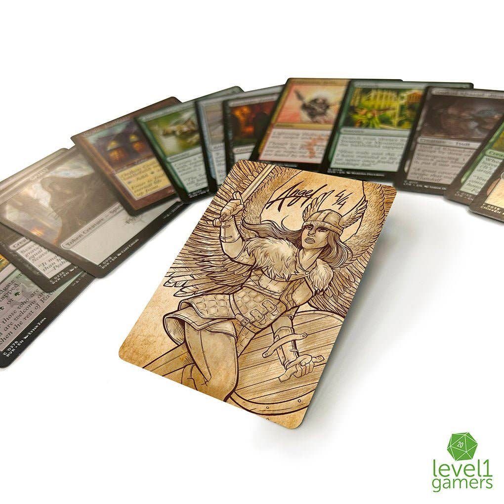 Level 1 Gamers – wholesale Card game – Valkyrie Angel Token Magic Card Pack (5 Cards) - Preorder7