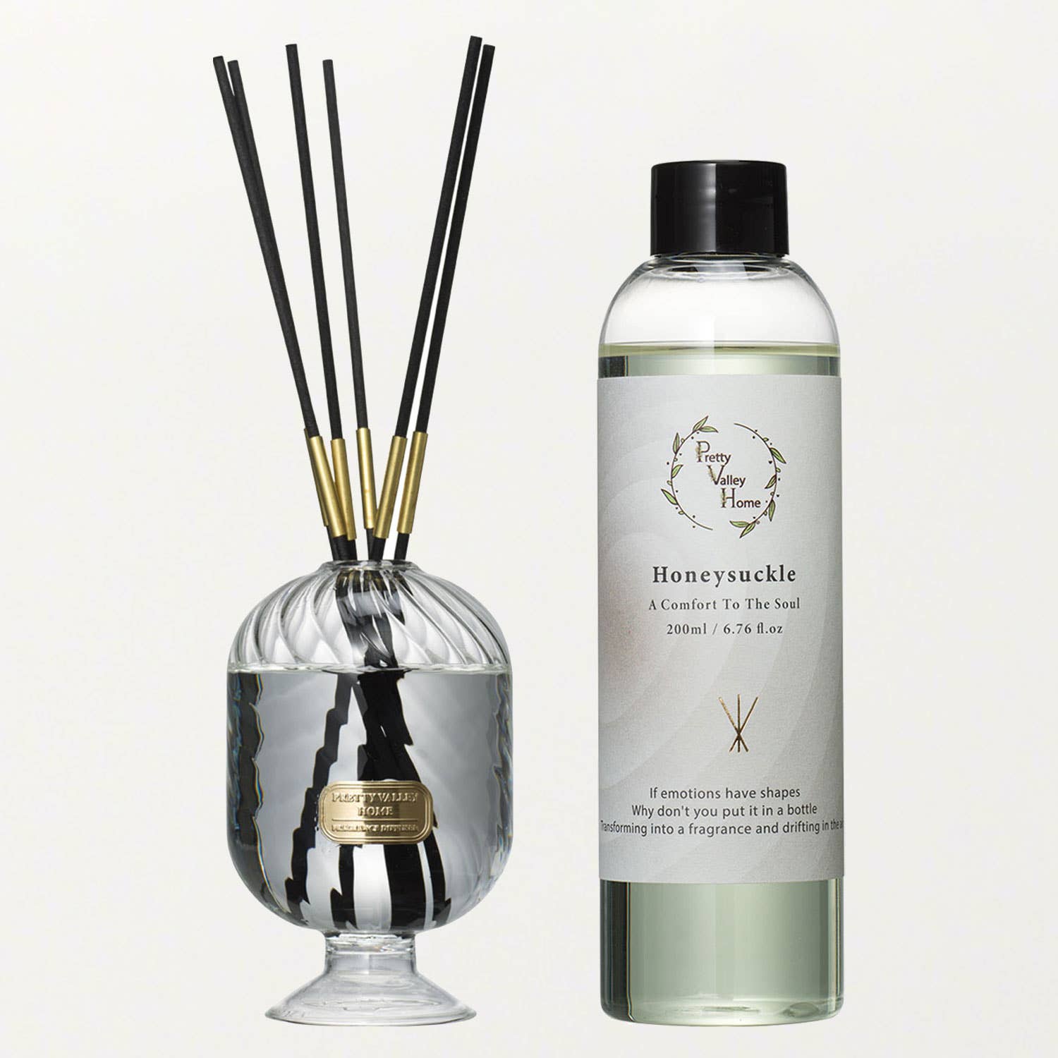 Pretty Valley Home – Großhandel Reed-Diffusor – Kristallglas-Diffusor-Sets mit Duftstäbchen - Wohnkultur & Geschenke4