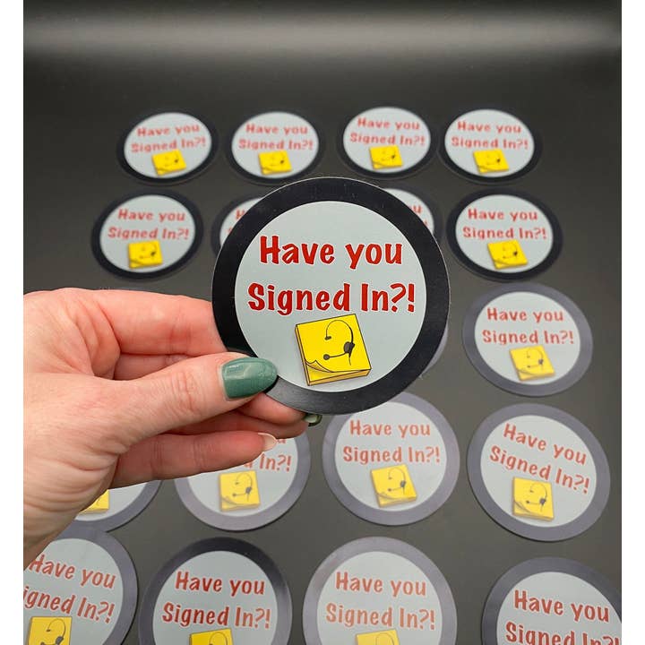 Magnet de gestion de scène : "Vous êtes-vous inscrit ?" pour la vente par Lucky Ladybug labs